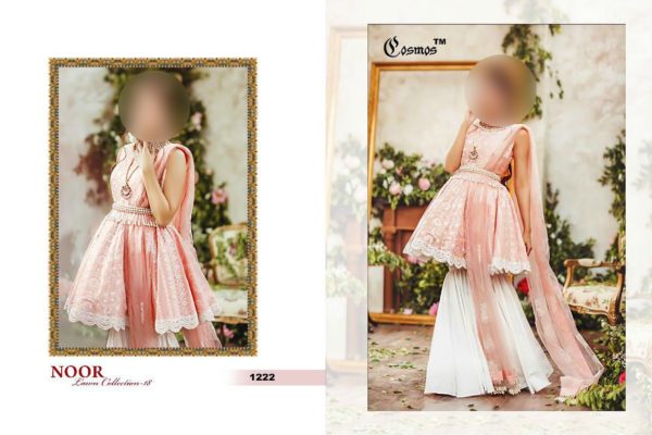downloadCosmos-Noor-Lawn-Collection-18-1222-Party-Wear-Pakistani-Style-Salwar-Suit-
