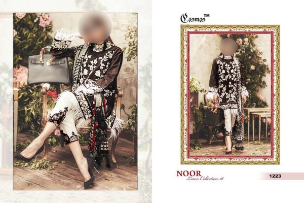 downloadCosmos-Noor-Lawn-Collection-18-1223-Party-Wear-Pakistani-Style-Salwar-Suit-