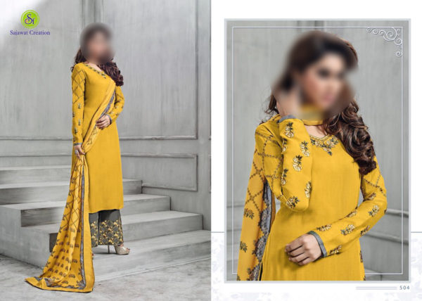 downloadSajawat-Creation-Sarthi-504-Banarasi-Party-Wear-Plazzo-Salwar-Suit