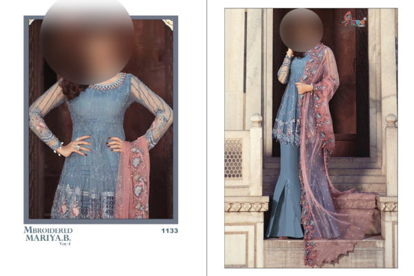 downloadShree-Fabs-Mbroidered-Maria-B-Vol4-1133-Georgette-Pakistani-Salwar-Suit
