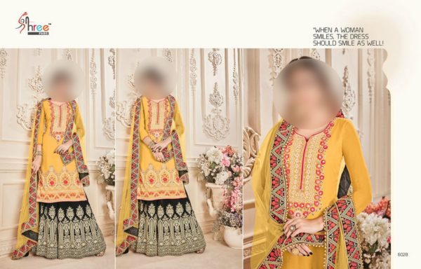 downloadShree-Fabs-Shehnai-Vol6-6028-Georgette-Embroidered-Bridal-Collection-Plazzo-Salwar-Suit