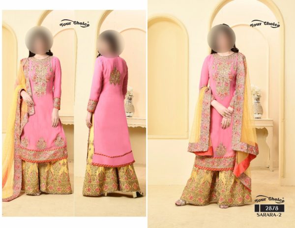 downloadYour-Choice-Sarara-Vol2-2878-Georgette-Embroidered-Plazzo-Style-Salwar-Suit-2100-INR