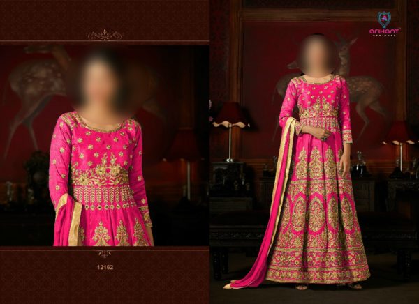 Arihant-Designer-Present-Sashi-Vol-19-Georgette-Silk-Heavy-Work-Anarkali-Suit-Dupatta-Collection-Best-Rate-2