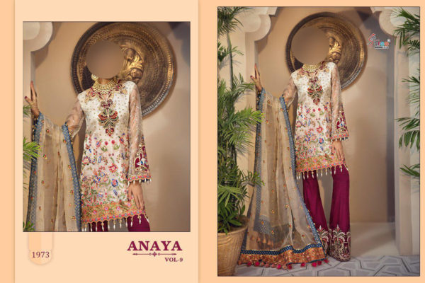 Shree-Fabs-Anaya-vol9-1973-Designer-Embroidered-Pakistani-Salwar-Kameez-Singles-Wholesaler