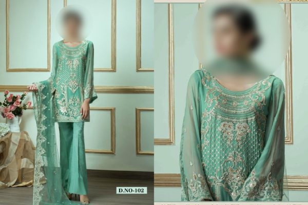 Volono-Trendz-Zibaysh-Georgette-Work-Pakistani-Dress-Catalogue-Supplier-8