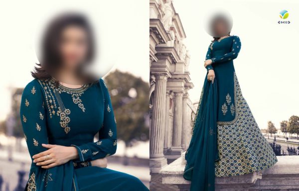 Vinay-Kaseesh-Lifestyle-Georgette-Satin-Silk-Skirt-Style-Salwar-Kameez-Wholesale-4