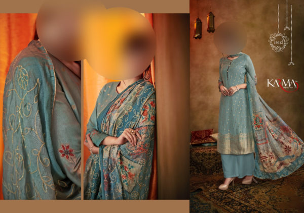 Karma-Tremdz-19012-Maslin-Jacquard-Embroidered-Plazzo-Salwar-Kameez-Party-Wear-Dress