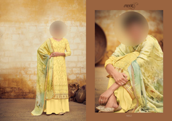 Kimora-Fashion-Heer-56-Mehermaa-9852-Designer-Georgette-Laknowi-Embroidery-work-Plazzo-Salwar-Kameez