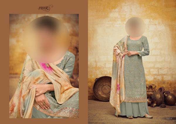 Kimora-Fashion-Heer-56-Mehermaa-9854-Designer-Georgette-Laknowi-Embroidery-work-Plazzo-Salwar-Kameez