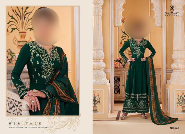 Sajawat-Creation-Sarthi-vol9-763-Designer-Muslin-Fabric-Plazzo-Salwar-Kameez-Fully-Stitched-Dress