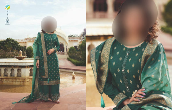 Vinay-Fashion-Kaseesh-Imagine-11407-Designer-Munga-Silk-Jacquard-Embroidered-Plazzo-Salwar-Suit