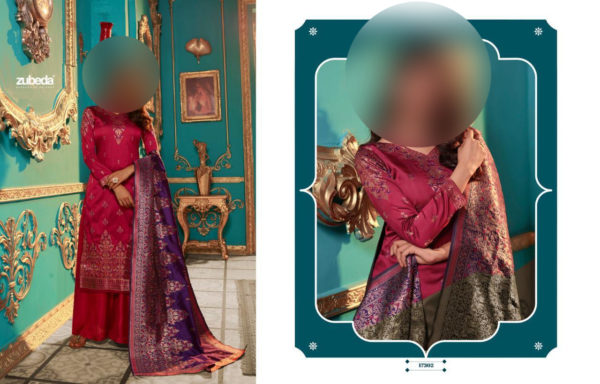 Zubeda-Seher-17302-Silk-Jacquard-Embroidered-Traditional-Party-Wear-Plazzo-Suit